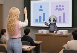 评分会区分个人和小组吗？のイラスト