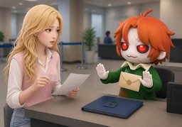 个人信息会被〜吗？のイラスト