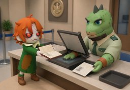 可以先给我〜吗？のイラスト