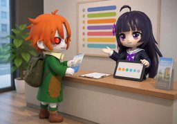 有没有〜课程？のイラスト