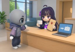 合口味吗？のイラスト