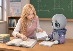 我应该怎么准备考试？のイラスト