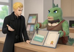 申请材料需要〜吗？のイラスト