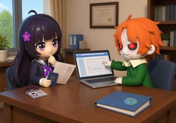 延迟毕业会影响〜吗？のイラスト