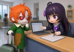 外出要登记吗？のイラスト