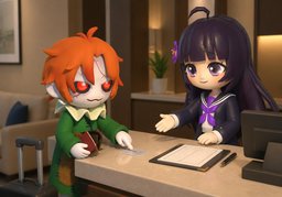 门禁卡要押金吗？のイラスト