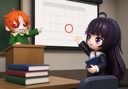 还书期限是〜のイラスト