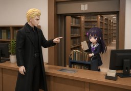 请从书库调出〜のイラスト