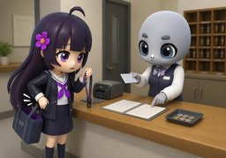 丢失要赔偿吗？のイラスト