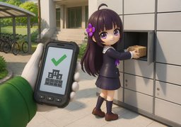 请改为到〜取书のイラスト
