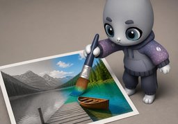 上色のイラスト