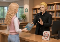 《〜》可以外借吗？のイラスト