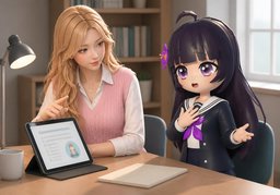面谈时我该怎么回答？のイラスト