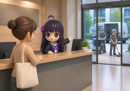 公共区域谁来打扫？のイラスト