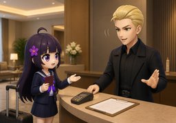 退房时需要付清洁费吗？のイラスト
