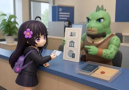 签合同可以只出示学生证吗？のイラスト