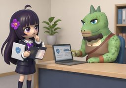 〜会影响保险吗？のイラスト