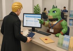官方信息在哪查？のイラスト