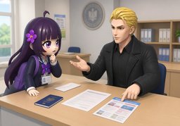 留学生就业需要办理签证吗？のイラスト