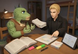 笔试怎么准备？のイラスト