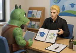 面试一般会问什么？のイラスト