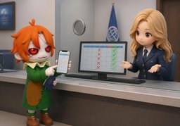 星期〜可以吗？のイラスト