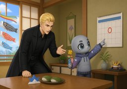 〜是几号？のイラスト