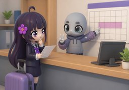 〜需要提前多久通知？のイラスト