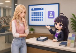 每天至少要上〜小时吗？のイラスト