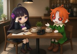 改天一起出去吧のイラスト