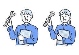 维修员のイラスト