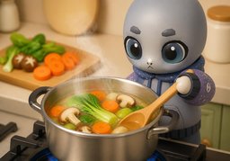 做饭のイラスト