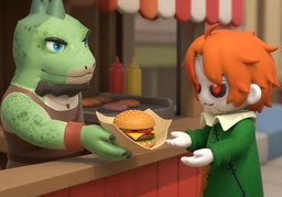hamburgerのイラスト