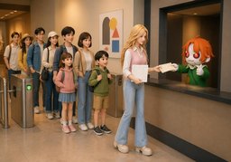 단체할인のイラスト