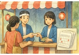 售票のイラスト