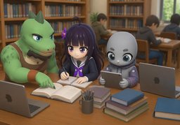 들のイラスト
