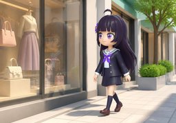 逛のイラスト