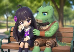 réconforterのイラスト