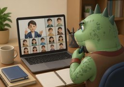 비대면のイラスト