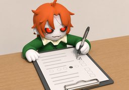 설문지のイラスト