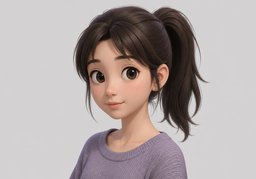 少女のイラスト