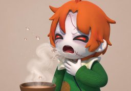 呛のイラスト