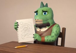 analfabetoのイラスト