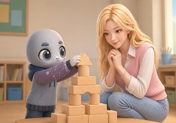 欣慰のイラスト