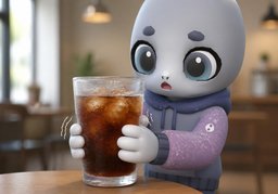 차갑다のイラスト