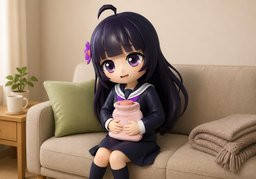 온찜질のイラスト