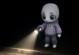 手电筒のイラスト