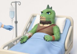 患者のイラスト