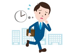 迟到のイラスト