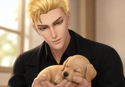 흐뭇하다のイラスト